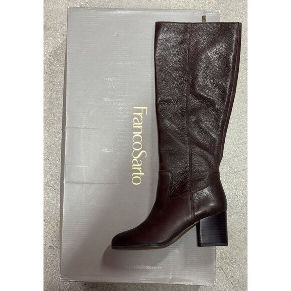 FRANCO SARTO / Anberlin / Brown / Leather / Knee-High / Boots / Size 5.5 - Picture 9 of 10